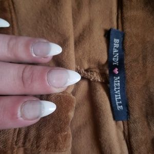 Brandy Melville Suede Mini Skirt